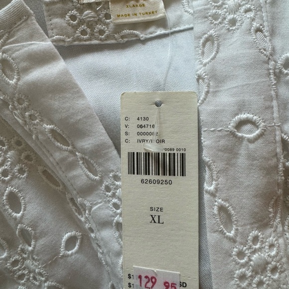 Anthropologie Maeve Somerset white maxi new with tags XL - Picture 5 of 8